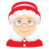 🤶🏻 Mrs. Claus: light skin tone display on JoyPixels